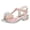 Pink, variant on Vedolay Girls Dress Sandals Girl's and Toddler Jelly Fisherman Sandals,White 2.5