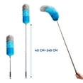 thumbnail image 6 of Eyliden Bendable Washable Reusable Microfiber Duster,  Extends to 100", Blue & Grey, 6 of 8