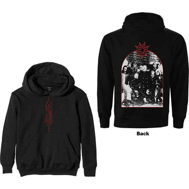 Slipknot Unisex Pullover Hoodie Sweatshirt Arched Group Photo