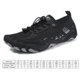 thumbnail image 2 of Zapatos Agua Descalzos Playa Secado Rápido Antideslizantes para Hombre Mujer (43) Negro, 2 of 8