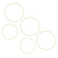 thumbnail image 3 of Raindrops Home Wreath Circle Golden Iron Elegant Style For Family 5Pcs 7.9In Diameter, 3 of 7
