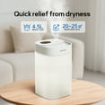 thumbnail image 3 of HUMSURE Humidifiers for Bedroom, Baby Room,4.5L Cool Mist Humidifier with Essential Oil Diffuser, Silent Top Fill Humidifier with 7 Color Light ﻿, 3 of 11