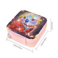 thumbnail image 4 of Organizador Joyas Con Pintura Diamantes PU ​​forma Especial Loro Hada Y Gato, 4 of 9