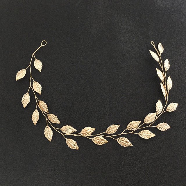 Accesorios para el cabello, tocado de novia para fiesta de boda, hecho a mano, banda para el cabello con cadena suave de cristal y perla
