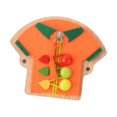 thumbnail image 1 of Juguetes sensoriales portátiles multifuncionales Montessori para niños pequeños en edad preescolar ropa amarilla perfke tablero ocupado, 1 of 9
