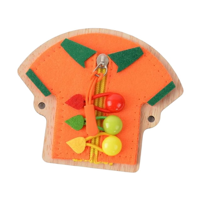 Juguetes sensoriales portátiles multifuncionales Montessori para niños pequeños en edad preescolar ropa amarilla perfke tablero ocupado
