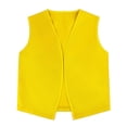 thumbnail image 3 of TOPTIE Kid Volunteer No-Button Child Vest Waistcoat Party Vests 5 Packs-Yellow-M, 3 of 5