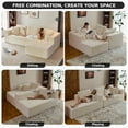 thumbnail image 4 of LIAROO 108" Modular Sectional Sofa, Cloud Boneless Couch with Deep Seats and Chaise, Modern Upholstered L-Shape Couch for Living Room or Bedroom, No Assembly Required, 4 of 12