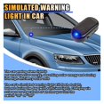 thumbnail image 5 of CNKOO Car Solar Power Simulated Dummy Alarm  Car Alarm Warning Light Fake Lamp with USB Charger Port  Anti-Theft LED Flashing Security Light Car Accessories for Most Cars ( 2PCS), 5 of 5