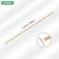 thumbnail image 3 of Uxcell 2-Pack Barra Redonda de Cobre 4mm x 300mm T2 Stock de Cobre, 3 of 7