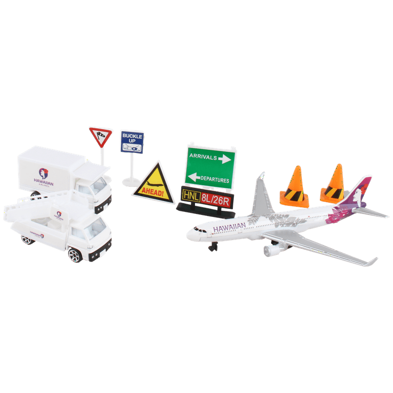 Playset Hawaiian Airlines Toy Plane Daron Diecast Metal Hawaiian