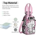 thumbnail image 5 of Insulated Water Bottle Carrier Bag Sleeve with Strap Crossbody for 20/24/32/40oz Tumbler,Hello Kawaii Cat Cute Water Bottle Holder Sling Bag with Pocket Gifts for Women Men Adults, 5 of 7