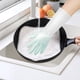 thumbnail image 1 of Fiudx Guantes de Goma Reutilizables, Diseño Antideslizante, Guantes Largos y Flexibles para Cocina y Baño, Forro Suave y Aterciopelado para Mayor Comodidad, Limpieza Del Hogar, Jardinería, Lavado de, 1 of 4