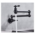 thumbnail image 1 of Brass Folding Kitchen Faucet Single Cooling Double Opening Wall Type Kitchen Tap Telescopic Rotating Washing Basin Sink Faucet ,bar Laundry RV Farmhouse, 1 of 4
