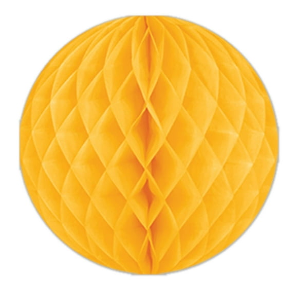 Beistle Tissue Ball golden-yellow Party Decoration (Case of 24)