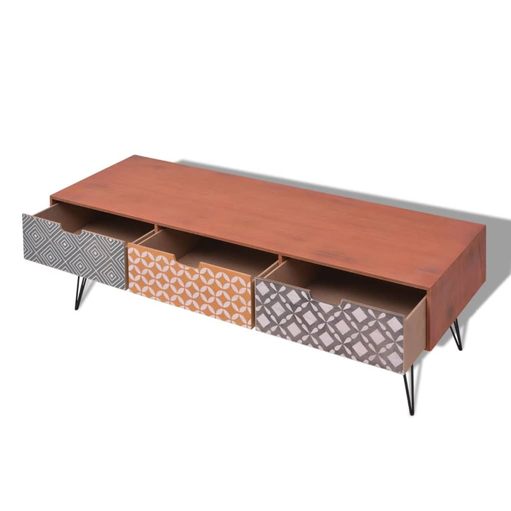 Best TV Stand for TVs up to 60", Media Console with 3 Drawers Display Shelves