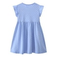 thumbnail image 3 of Gaexia Easter Cartoon Print Toddler Girls Party Dress Short Sleeve for Holiday Celebration, 3 of 6