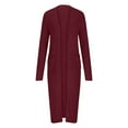 thumbnail image 5 of Lolmot Womens Long Cardigan Sweater Open Front Duster Coat Long Sleeve Slouchy Knit Maxi Outerwear Trendy Jacket Sweater with Pockets, 5 of 5