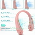 thumbnail image 5 of 3-Speed Portable Neck Hanging Fan Usb Rechargeable Bladeless Air Conditioner Fan, 5 of 5