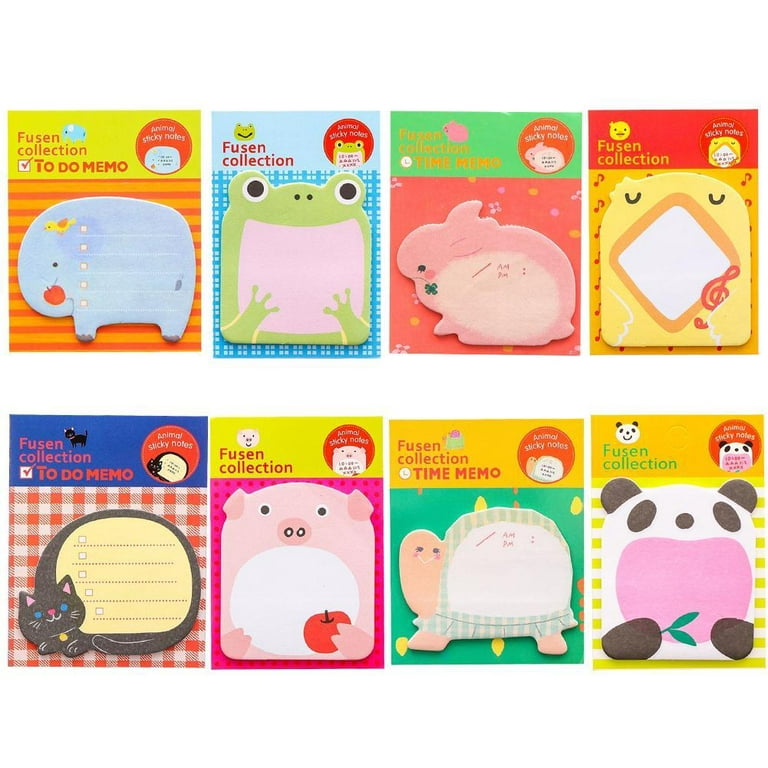 Kawaii Animal Post-It/Notes adhésives/Marque-pages (120 feuilles) - Pe –  Sweet Stationery Shop