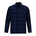 thumbnail image 4 of DDAPJ pyju Big and Tall Button Down Shirts for Men Flannel Plaid Shirt Regular Fit Business Casual Shirts Lightweight Gingham Shirts with Chest Pocket Wine XXL, 4 of 7