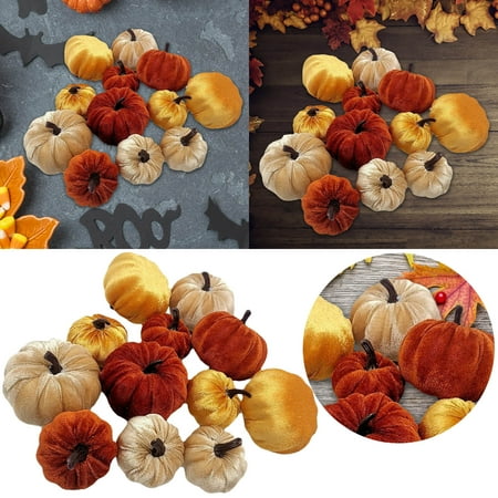 

YruYptpaln 12Pcs Mixed Pumpkins Pumpkins For Decorations Vegetables Decoration Surprises Elegant Ornament