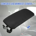 thumbnail image 3 of Unique Bargains Center Console Cover Lid 8P0864245P for Audi A3 2003-2012 Armrest Cover Pad Faux Leather Black, 3 of 6