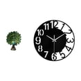 thumbnail image 1 of Figura de escritorio,Estatua de pavo real en estante,escritorio,decoración del hogar,Reloj de pared grande,Reloj de pared acrílico silencioso y moderno,Reloj de pared grande para, 1 of 8