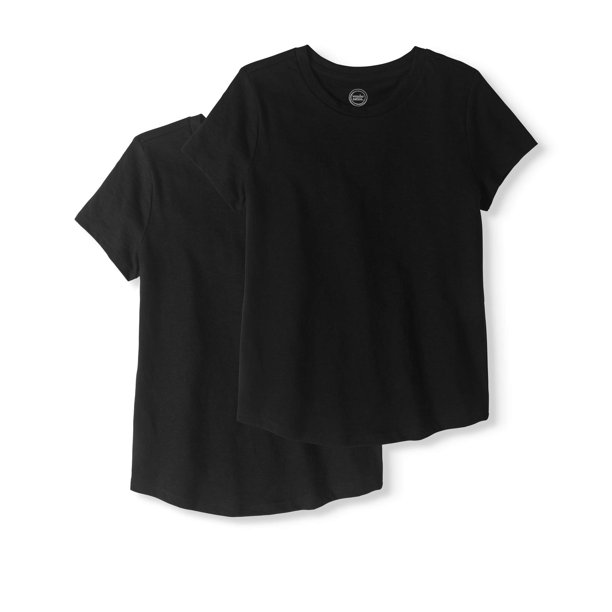 Girls' Crew Neck TShirt 2Pack Set