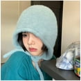 thumbnail image 4 of LinYooLi Bonnet Mignon Y2K pour Femmes, Chaud et Moelleux, Bonnet Japonais Coloré Kawaii avec Protection des Oreilles, 4 of 7