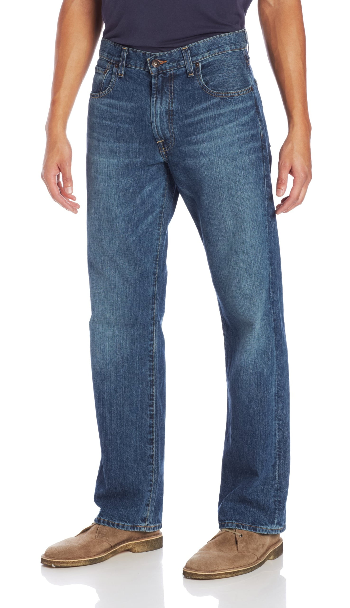 Mens 32x34 Relaxed Straight Denim Jeans 32 - Walmart.com