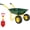Green, variant on SPECSTAR Kids Wheelbarrow Children Garden cart with Toddler Gardening Tool Set Child Wheel Barrel Outdoor Indoor Toys Gift Red