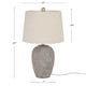 thumbnail image 2 of Lámpara Nourison Home de cerámica rústica gris marrón, 60 cm, 2 of 7