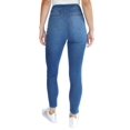 thumbnail image 2 of Almost Famous Juniors’ High-Rise Ripped Jeggings, Medium Wash, 7, 2 of 2