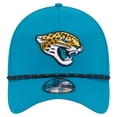 thumbnail image 2 of Men's New Era Teal Jacksonville Jaguars Perforated 39THIRTY Flex Hat, 2 of 5