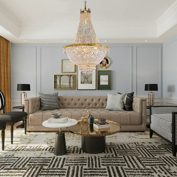 Modern Luxury Crystal Chandelier Ceiling Fixtures Pendant Lighting Home Decorate