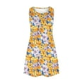 thumbnail image 4 of SMihono Robe d'Été Boho pour Femmes Grande Taille Robes d'Été pour Femmes Plage T-Shirt Floral Robe d'Été Décontractée avec Poches Robe Boho, 4 of 5