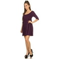thumbnail image 2 of Women's Trendy Style Baby Doll Solid Dress, 2 of 5