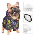 thumbnail image 4 of Uemuo Retro Cassette Music for Winter Dog Hoodie Sweatshirts with Pockets Warm Dog Clothes for Small Dogs Chihuahua-XX-Large, 4 of 8
