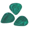 thumbnail image 3 of Picks,3Pcs Malachite Guitar Picks Instrument Plectrum Guitar Accessories Tailored for Perfection, 3 of 9