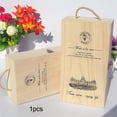 thumbnail image 3 of Caja de regalo de vino, portabotellas de vino, soporte de botellas dobles para inauguración de la casa, fiestas de bodas de año Nuevo, celebraciones Gloria Caja de vino, 3 of 8