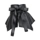 thumbnail image 5 of Cinturón de cintura ancha de las mujeres Cinturón de vestimenta de decoración suave para compras diariamente Negro, 5 of 8