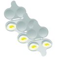 thumbnail image 1 of Escalfador de huevos para microondas Nordic Ware 64702, 500 ml, color blanco, 1 of 4