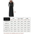 thumbnail image 5 of PPYOUNG Women Long Sleeve Loose Plain Maxi Pockets Dresses Casual Long Dresses Navy Blue L, 5 of 5