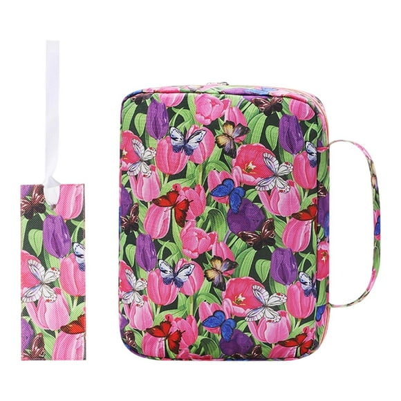 Estuche para Biblia con diseño de flores, multifunción, para niñas, ideal para . Estilo B