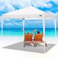 thumbnail image 6 of HOTEEL 10'x10' Pop up Canopy Tent, Outdoor Instant Commercial Tents, Shade Shelter Gazebo,for Backyard Parties Event,White, 6 of 8