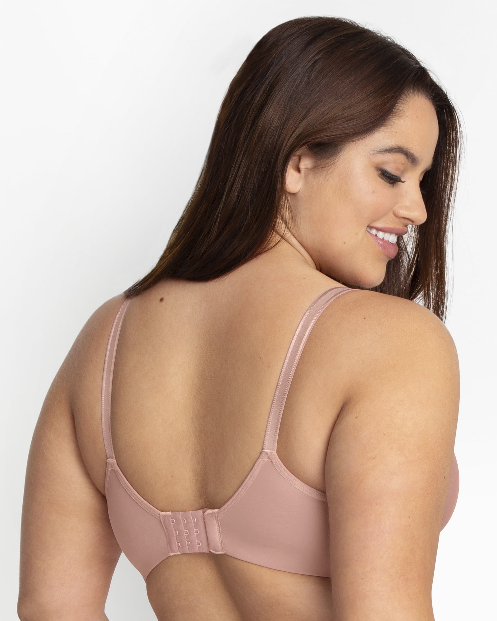 Fruit of the Loom Women's Smooth Spacer T-Shirt Bra -Breathable, Ultra-Soft, Flexible, and Invisible Under Tees