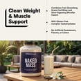 thumbnail image 6 of NAKED Vanilla Mass - All Natural Vanilla Weight Gainer Protein Powder - 8lb Bulk, GMO Free, Gluten Free & Soy Free, No Artificial Ingredients - 1,260 Calories - 11 Servings, 6 of 9