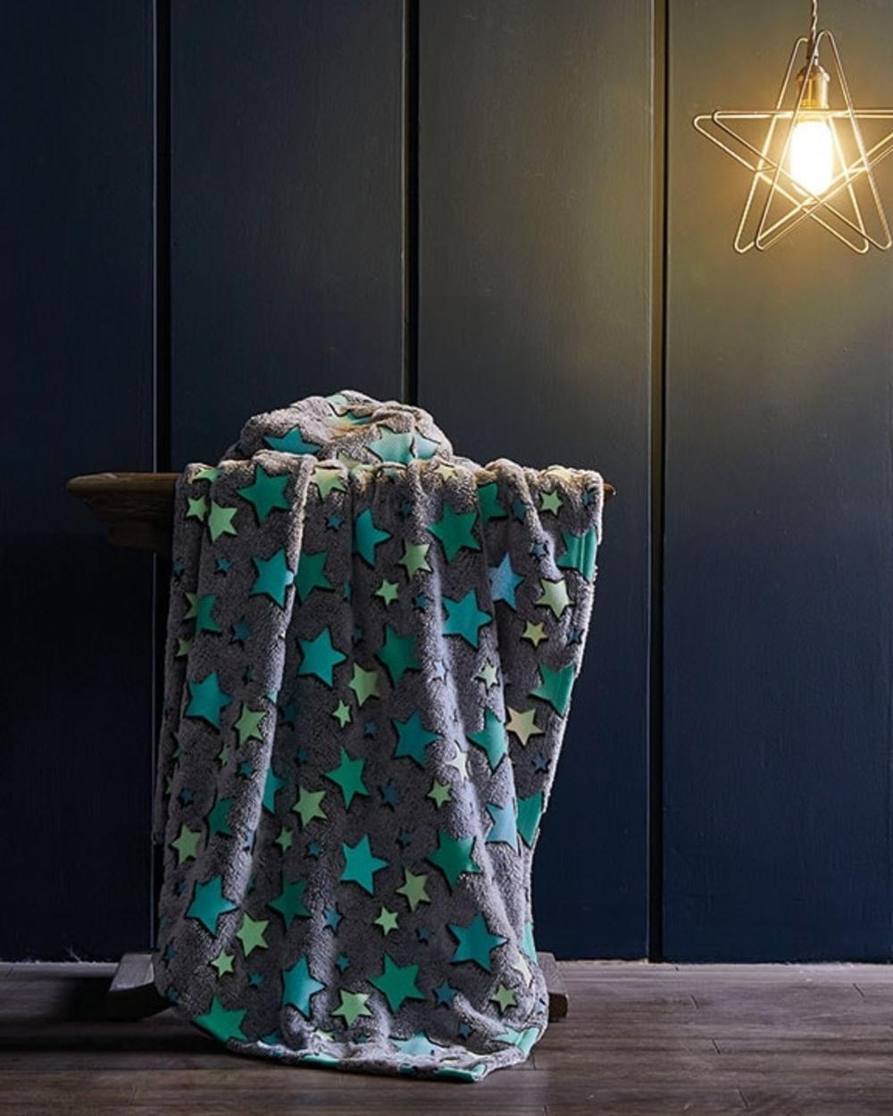 Luminescence Collection by Ben&Jonah Glow in the Dark Throw Blanket (50