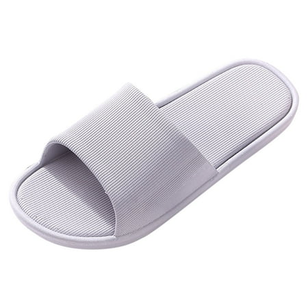 

KaLI_store Women Shoes Women Flow Linen Home Slipper Summer Female Male Family Flax Slippers Ladies Indoor Floor Shoes Women Grey